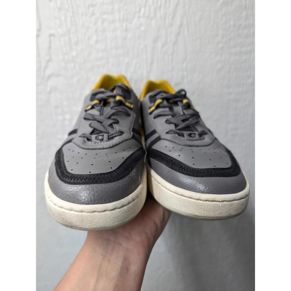Coach Citysole Court Shoes Grey Lace Up Leather Sneakers Men's 10.5 EU 44 - Picture 6 of 9
